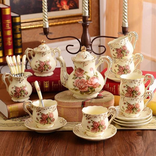 Set di stoviglie EUROPA POT LATTE CERAMICA SET CAFFÈ PORCELLANA