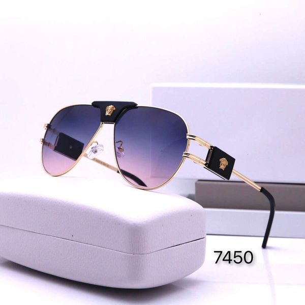 Designer-Versage-Sonnenbrille Vercaces Overseas Neu für Männer und Frauen Fan Family Head Classic Travel Fashion Driving 2024