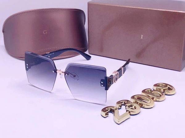 Женские солнцезащитные очки роскошные модные винтажные винтажные солнцезащитные очки дизайнер открытого звездного стиля с цветами коробки