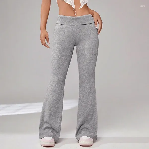 Calça Feminina Cross Border Simples Casual Na Europa E América Emagrecimento Modelo 2023