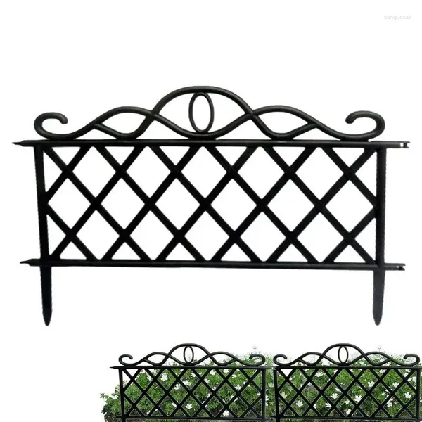 Decorazioni da giardino Recinzione decorativa in filo metallico Recinzione per esterni da 18,50 14,17 pollici Recinzioni per patio pieghevoli Aiuola Animale