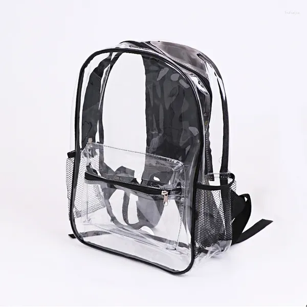 Mochila Moda Viagem Transparente Pvc Crianças Estudante Escola Escola Feminina Mochilas Bolsa