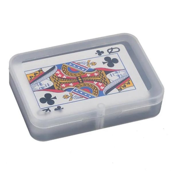 Caixa de plástico retangular Caixa de jogo transparente Caixas de armazenamento PP de plástico caixa de embalagem