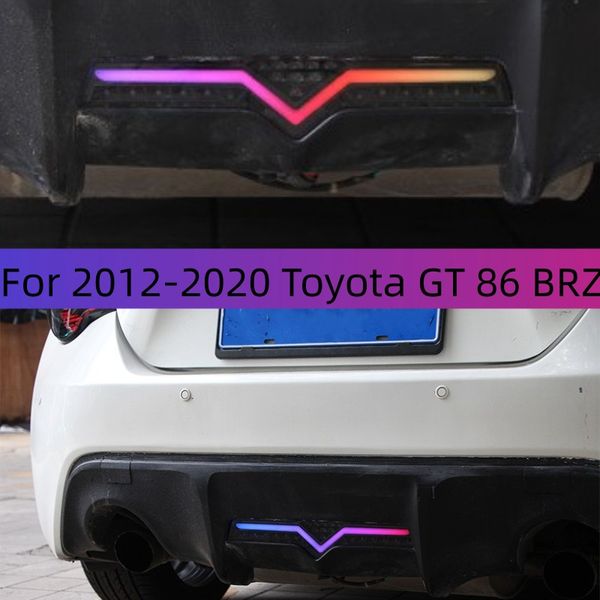 Auto-Rücklicht für 12-20 Toyota GT 86 Heckleuchten Subaru B R Z Kontrollleuchten Modifizierte LED-Phantom-Lauflichter Nebelscheinwerfer Rückwärts-Highlight