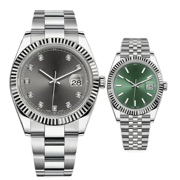 Luxo Mens Role Relógios Mecânicos 41MM Automático Machanical Jubileu Banda de Aço Luminoso Relógio À Prova D 'Água Relógios de Pulso Presidente Relógio de Pulso de Alta Qualidade