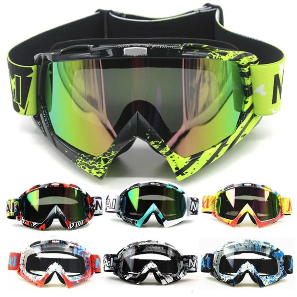 Óculos de esqui Nordson Outdoor Motorcycle Goggles Ciclismo MX Off-Road Ski Sport ATV Dirt Bike Racing Óculos para Fox Motocross Google 231120