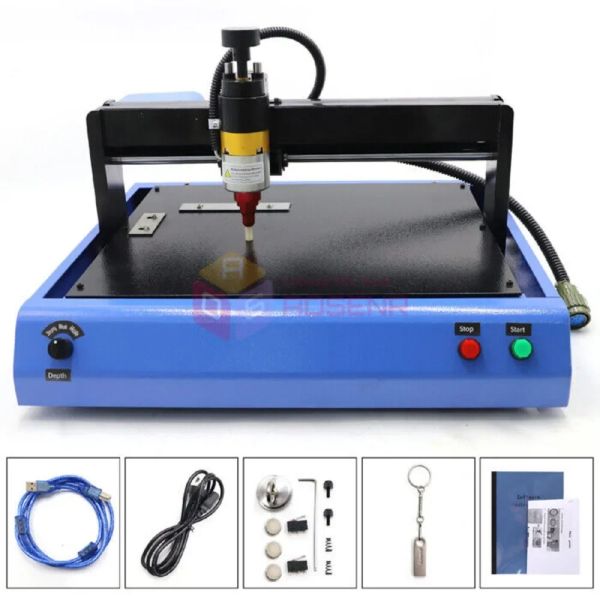Elektrische Typenschild-Markierungsmaschine, Nadelprägung, Metall-Erkennungsmarken-Schriftzug, Graveur, 200 x 150 mm, Graviermaschine