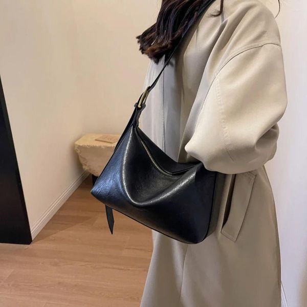 Borse da sera Morbide borse in pelle PU da donna in stile coreano Borsa a tracolla femminile di moda a spalla da donna di design