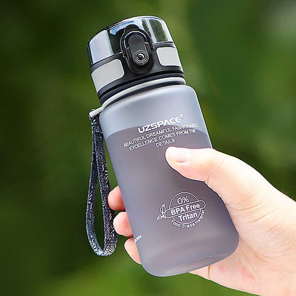 Кружки Uzspace 350 мл детская бутылка с водой Tritan Бесплатная детская бутылка с водой. Утечка экологически чистые.