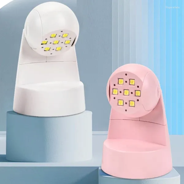Secadores de unhas arte criativa cabeça móvel mini secador18w tela de toque inteligente secagem rápida terapia de luz lâmpadas uv ferramentas de manicure