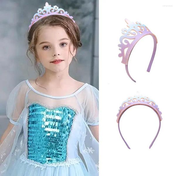 Accessori per capelli Corona Cerchio Cute Kids Principessa Fascia per ragazze Compleanno Styling Copricapo a fascia scintillante