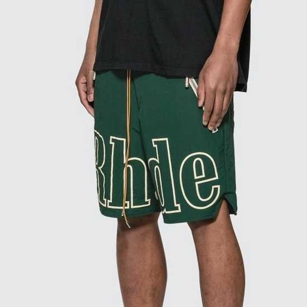 Roupas de grife curtas casuais Trend Brand Rhude Pill Zipper Shorts High Street Casual Capris Verão Esportes Masculinos Calças de Basquete Casais Joggers Roupas Esportivas Soltas