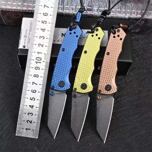 BM 290 290BK Mini coltello pieghevole immunità completa Stonewash Tanto lama M4 acciaio manico in alluminio aeronautico campeggio esterno strumento EDC 641