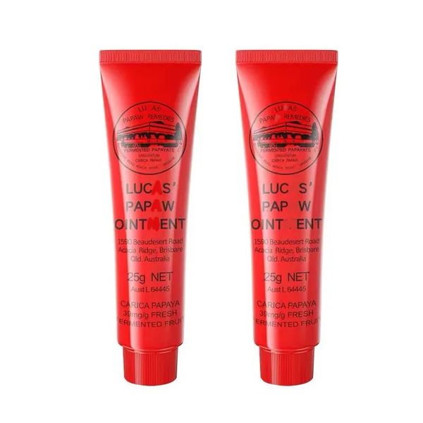 Makeup Lucas Papaw Unguento Balsamo per labbra Australia Carica Papaya Creme 25g Unguenti Cura quotidiana Spedizione lo stesso giorno