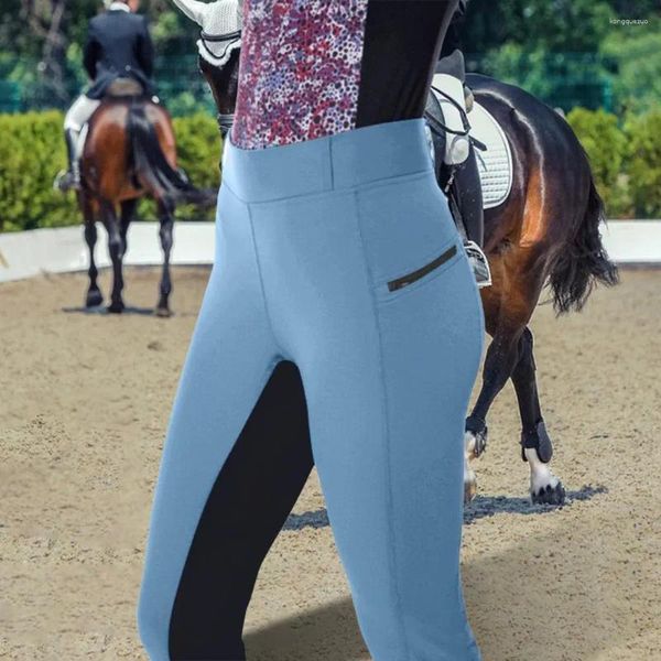Pantaloni da donna Pantaloni da corsa Nona lunghezza Lady Horse Cintura elastica attillata Abbigliamento femminile da equitazione versatile