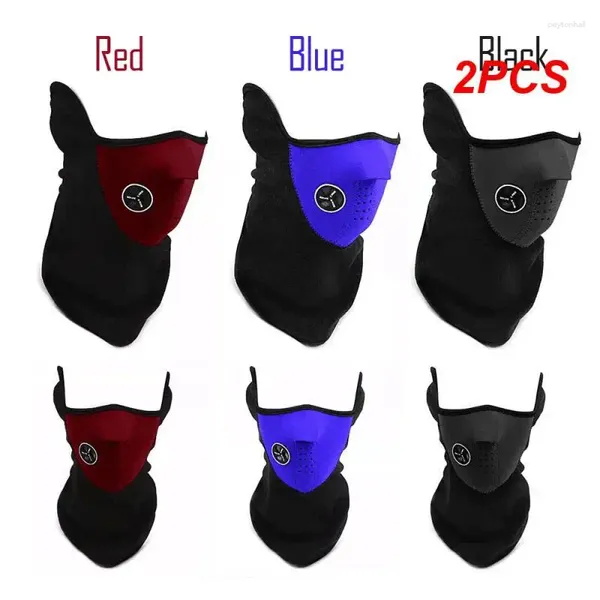 Bandane Mezza maschera con copertura per il viso in rete Antivento e antipolvere Collo da sci per esterni Sport Corsa Trekking Accessori per bici