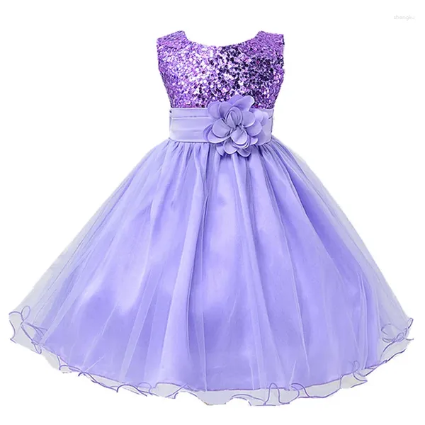 Mädchen Kleider Kleinkind Mädchen 2023 Sommer Pailletten Hochzeit Kleid Party Kinder Für Prinzessin Kinder Kleidung Vestidos 3 12 Jahr