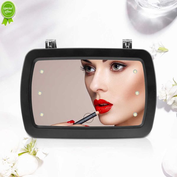 Babyzubehör Autospiegel mit LED-Leuchten Make-up-Sonnenschutz-Kosmetikspiegel mit Clip-Touchscreen-Schminkspiegel