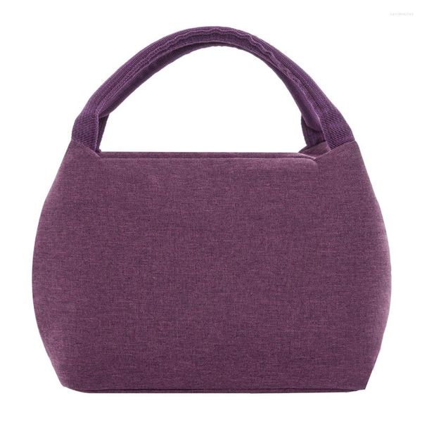 Borse da pranzo portatili nere per stoviglie per uomo Donna Borsa da donna per bambini Borsa da picnic termica isolata alla moda