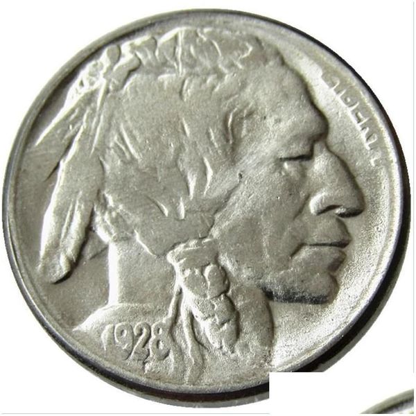 Arts And Crafts Us 1928 Pds Buffalo Nickel Five Cents Craft Copy Coin Promotion Factory Price Nice Home Accessories Sier Coins Drop Dhscl