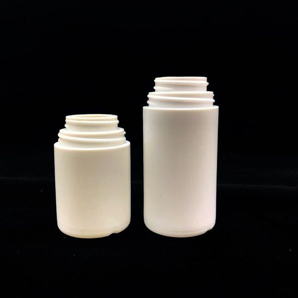 50ml garrafas de rolo de desodorante de plástico HDPE rolo vazio branco na garrafa 50cc rol-on garrafa de bola perfume loção recipiente leve jajah