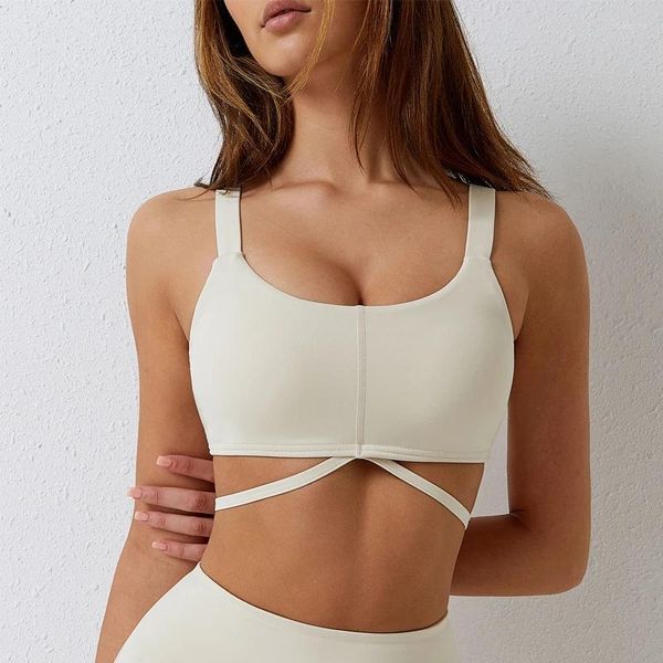 Yoga Outfit Eco-friendly Recyclé Soutien-gorge Nude Sports Top Running Fast Dry Fitness Push Up Gym