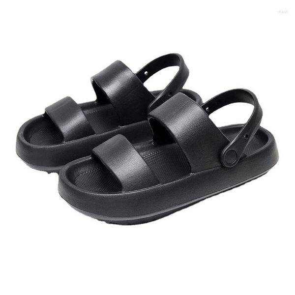 Sandalen Männer Sommer dicke Hausschuhe Jelly Schuhe Paar flach klobig