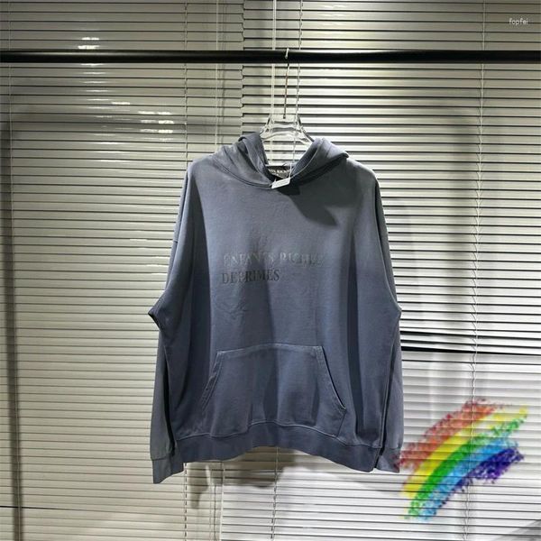 Erkek Hoodies Kravat boyalı erd hoodie erkekler kadınlar en kaliteli gradyan güzel yıkanmış kazak kapüşonlu