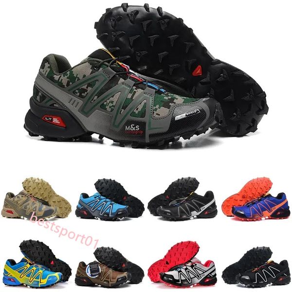 Triple Black Speed Cross 3.0 Running Shoes Branco Azul Vermelho Amarelo Verde Speedcross 3 Homens Mulheres Treinadores Esportes Ao Ar Livre Sapatilhas Com Caixa B3