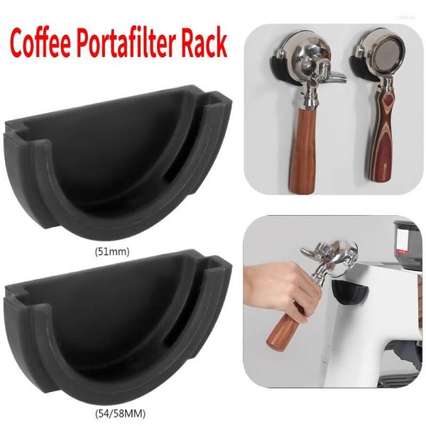 Tapetes de mesa de café montado em parede portafilter rack auto-adesivo filtro de baixo para baixo acessórios domésticos sem soco para lojas