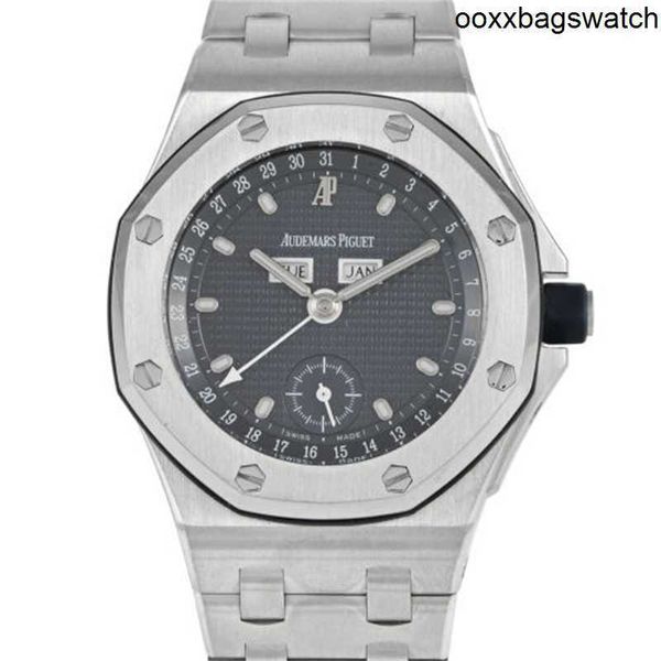 Audemar Pigue Steel Watch Royal Oak Luxusuhren Audemar Pigue Royal Oak Offshore Triple Calendar Watch 25807STO1010ST01 HBDX