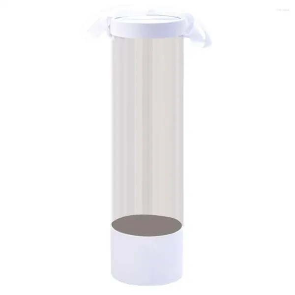 Envoltório de presente útil caixa PVC decorativo flor armazenamento portátil cilindro para presente