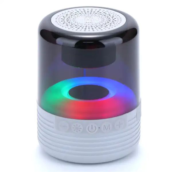 TG369 Altoparlanti wireless colorati 3D Mini Galvanotecnica Rotonda in acciaio Cannone BT Altoparlante Radio Supporto U Disco Subwoofer