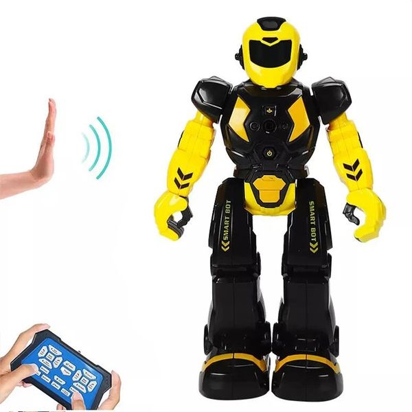 2023 HOT RC RC ROBOT Ação inteligente Caminhada cantando Ação de dança Figura Gesto Sensor Toys Presente para crianças