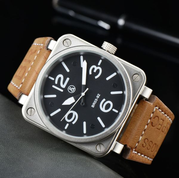 Designer relógios de pulso homens senhora relógios moda quadrado movimento mecânico relógio automático marca br relógio de pulso esporte moderno relógio de pulso montres