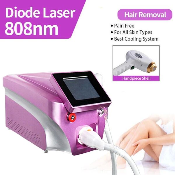 Professiona Laser Diodo 808nm Depilazione 3 lunghezze d'onda 2000w Raffreddamento Indolore Laser Epilatore Viso Corpo Hir Rimozione per le donne