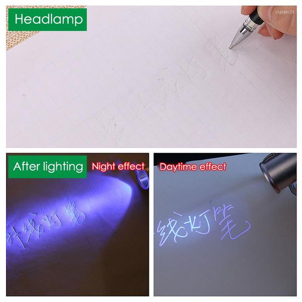 Unsichtbare Lampe Stift Schuhherstellung Fluoreszierende Spezialnachfüllung Lustiger Kunstmarker Kinder Studenten Geschenk Schulbedarf 10St