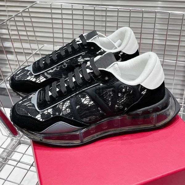 Kleidschuhe LACERUNNER Sportschuhe für Frauen Beste Qualität Frauen Laufschuhe Kopie Lässige Mode Damen Sneakers Clunky Sneaker Crystal J231121