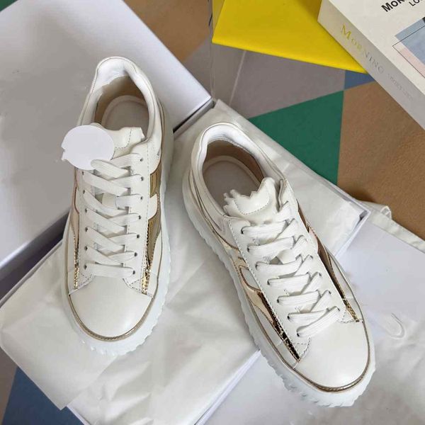 Il design della suola spessa in stile coppia rende scarpe di lusso e alla moda, scarpe sportive casual