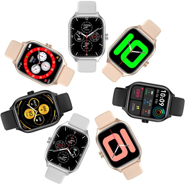 Smart Watch Smart Device Bluetooth Watch 2.01 Экран Spart Watch 9 Магнитный заряд для Android5.0+ IOS10.0+ монитор сердечного ритма.