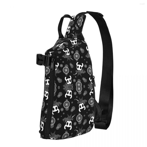 Duffel Bags Hollow Knight Pattern Schulter Brust Cross Bag Diagonally Lässige Messenger Travel Handtasche