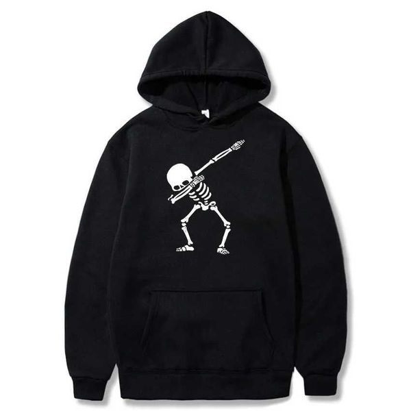 Moletom com capuz masculino 2023 novo crânio masculino engraçado gato design hoodies impressão em cores sólidas moletom pulôver S-3XLL23116