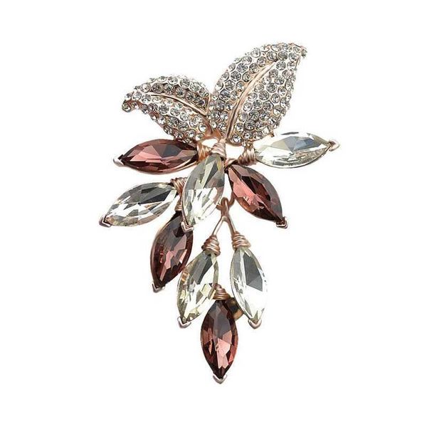 Pins Broschen CINDY XIANG Große Kristallblume Große Traube Pins und Broschen Hochzeitsschmuck Bijouterie Corsage Dress Coat Accessoires Z0421