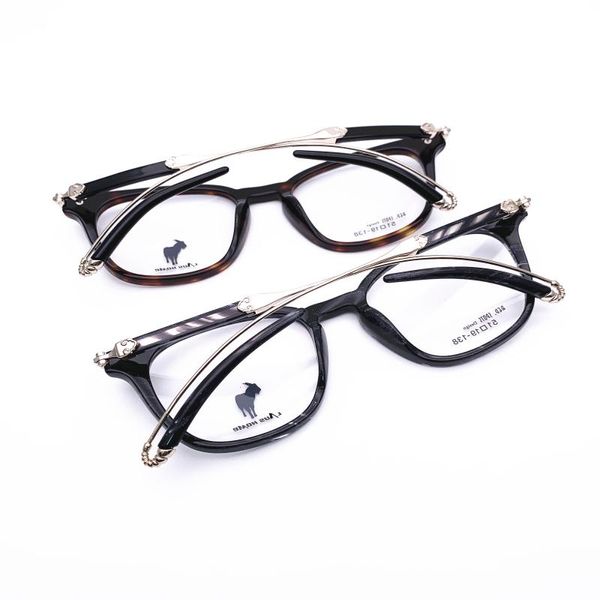 Montature per occhiali da sole Moda Belight Optiacl Occhiali in acetato Cinese tradizionale Trim Arm Uomo Donna Occhiali da vista Montatura da vista retrò