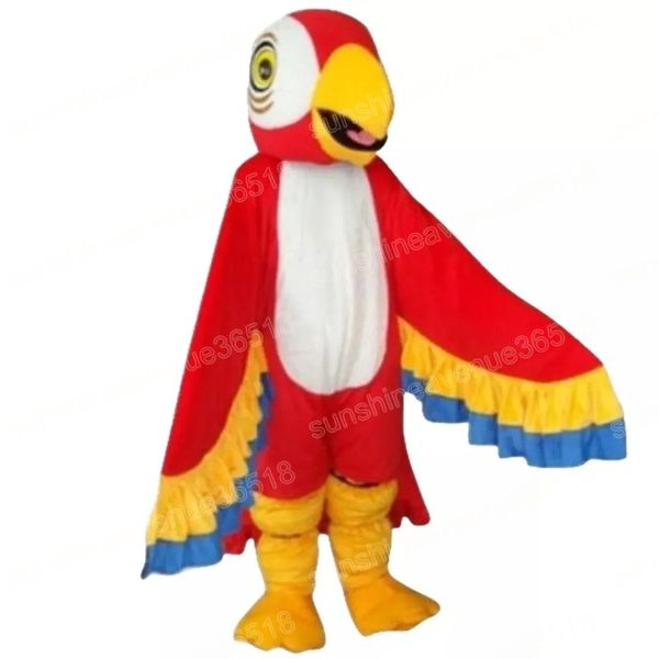 Erwachsene Größe Papagei Maskottchen Kostüm Cartoon Thema Charakter Karneval Unisex Halloween Geburtstag Party Fancy Outdoor Outfit für Männer Frauen