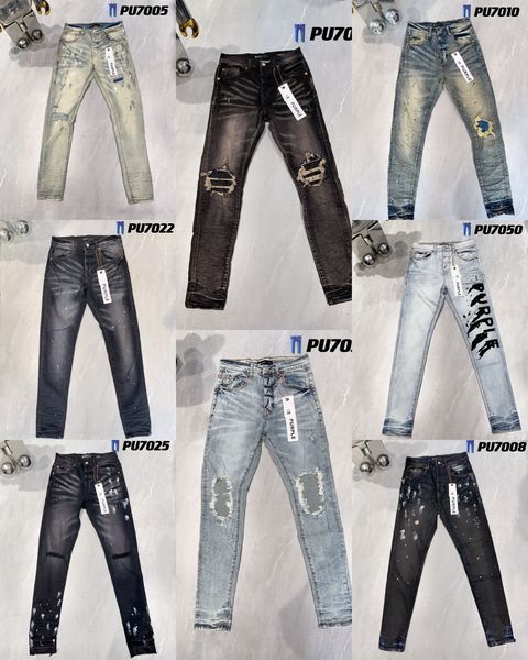 Jeans para homens ksubi jeans designer designer jeans roxo calças dos homens pantalones jeans masculinos jeans rasgados em linha reta jeans regulares denim lágrimas lavadas jeans velhos longos