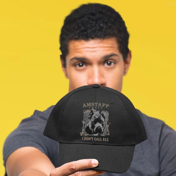 Бейсбольная кепка Amstaff Американский стаффордширский терьер - Университетская шапка оптом Полиэстер Хипстер Городской логотип