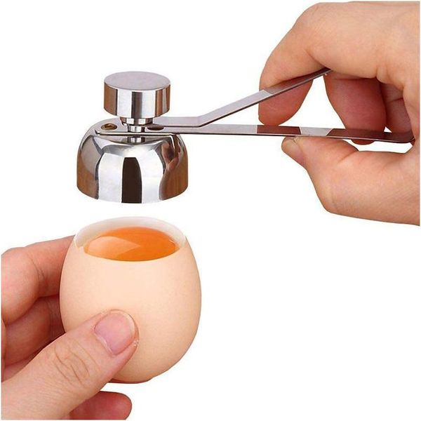 Ferramentas de ovo Cracker Topper ASHERO A abridor de aço inoxidável Eggshell Cutter Ferramenta de cozinha para /macio cozido lx4506 entrega de gota home dhvki