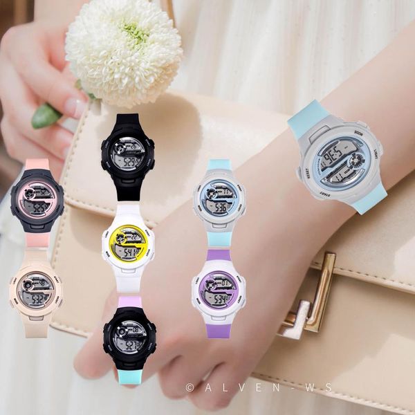Armbanduhren Mode Damenuhr 30M Wasserdichte Sportuhren Trendy Damen Digital Top Marke Geschenk Outdoor Quarzuhr UhrenArmbanduhren