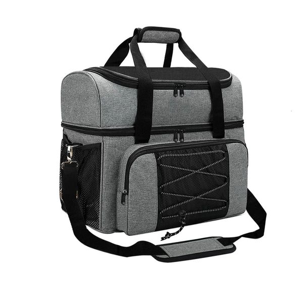 Bowling-Bowlingtasche für 2 Bälle Tragbare Bowling-Tragetasche mit gepolstertem Ballhalter für Doppelbälle und ein Paar Bowlingschuhe bis zu Herren 1 231120